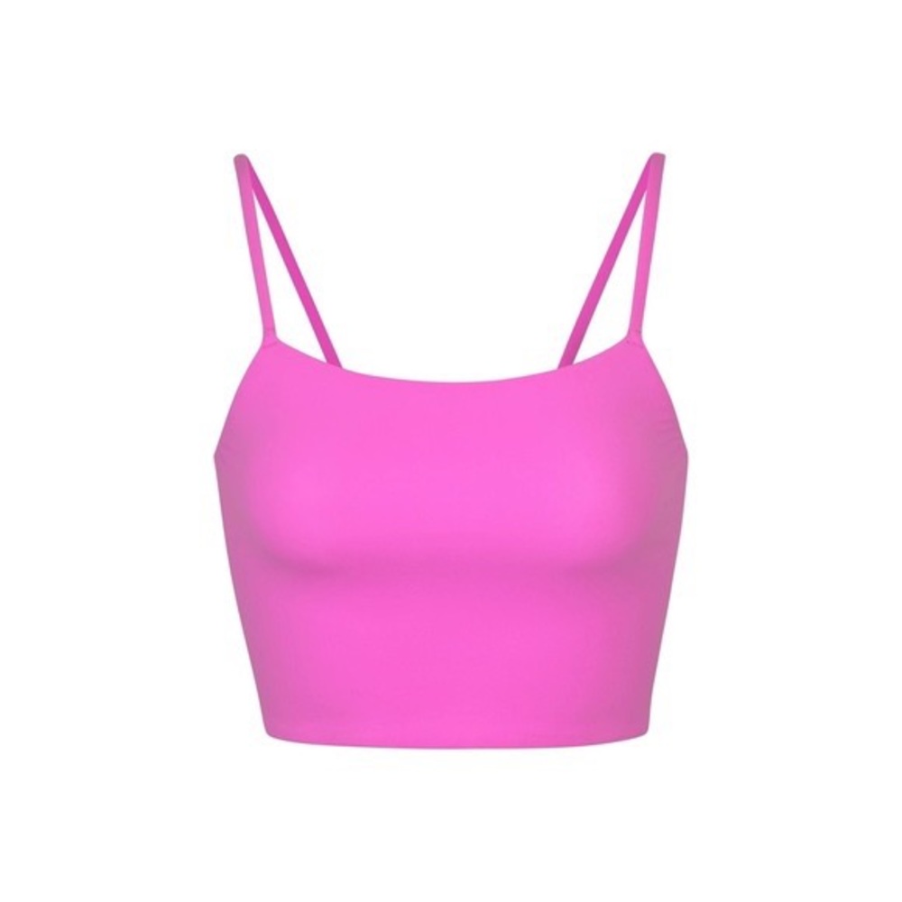Skims Neon Orchid Fits Everybody Strappy Cami Tank Crop Top S Small